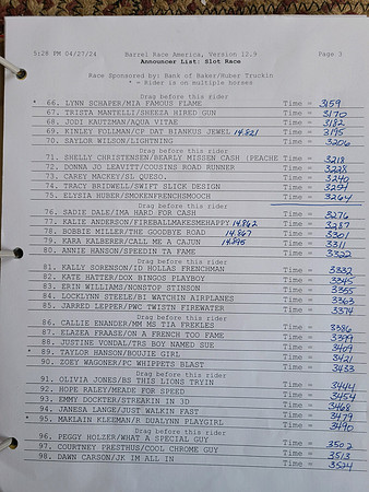 Slot Race Draw Pg3
