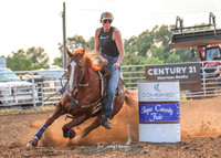 Slope County Fair Barrel Race, Amidon, ND, Aug 23